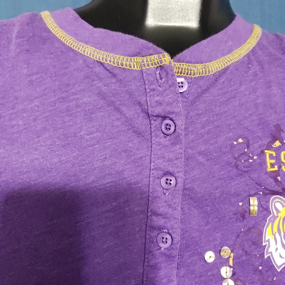 LSU TIGERS  women's New Orleans style tee - Picture 5 of 5